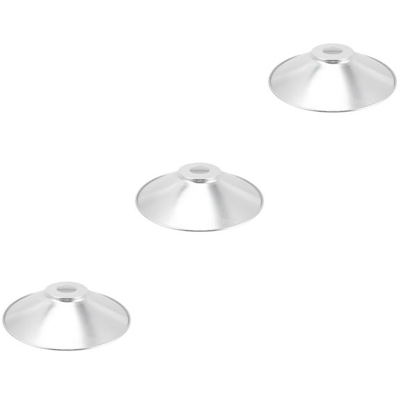 3pcs Waterproof Light Bulb Guard Aluminum Ceiling Lamp Cover Decorative Lamp Cover