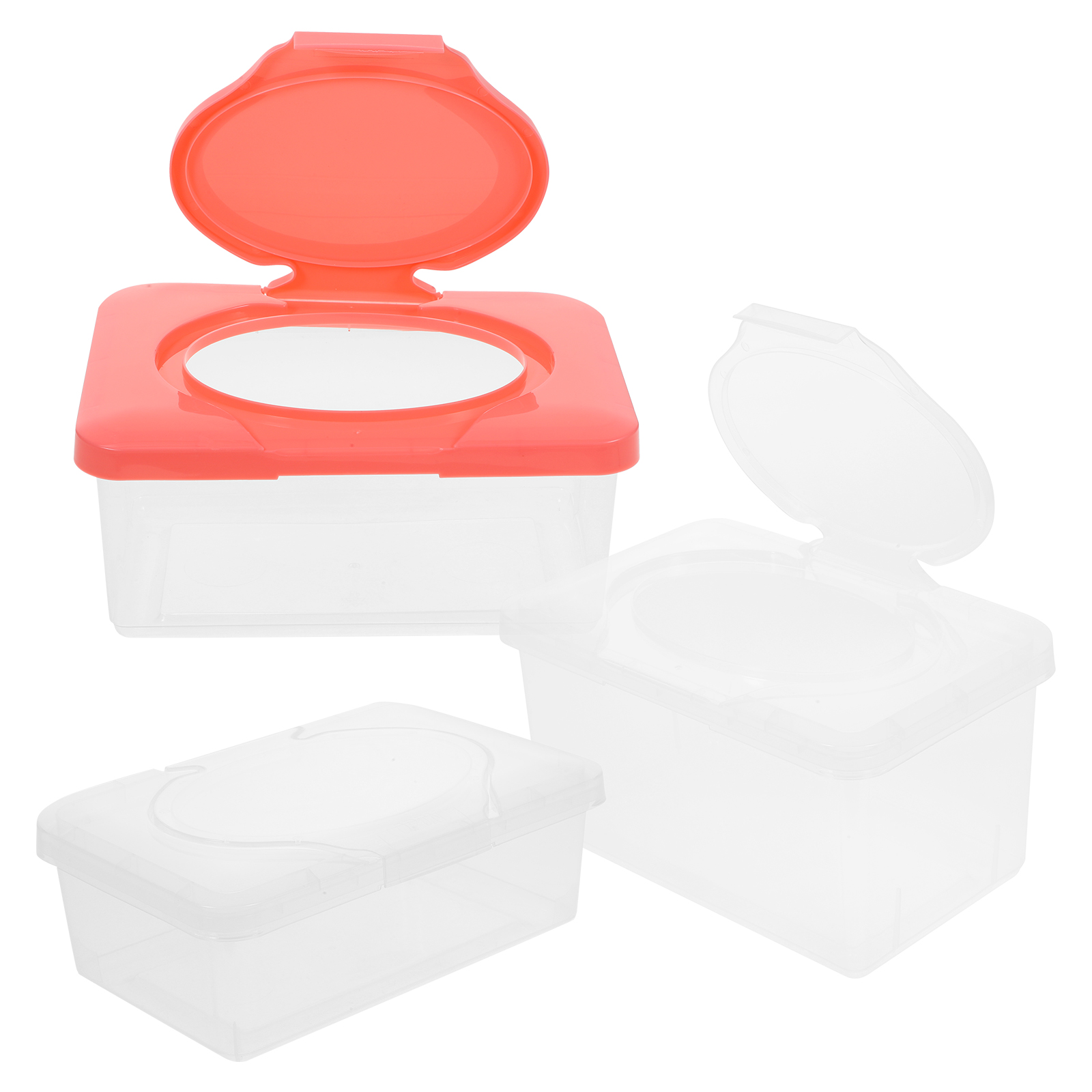 3pcs Wet Tissue Container Wet Wipes Storage Case Wipes Container Baby