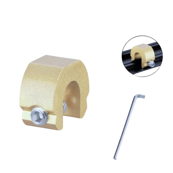 3pcs Window Lock, Floor-To-Ceiling Window Lock Sliding Door Lock Protective Safety Lock Anti-Theft Limiter, Light Golden