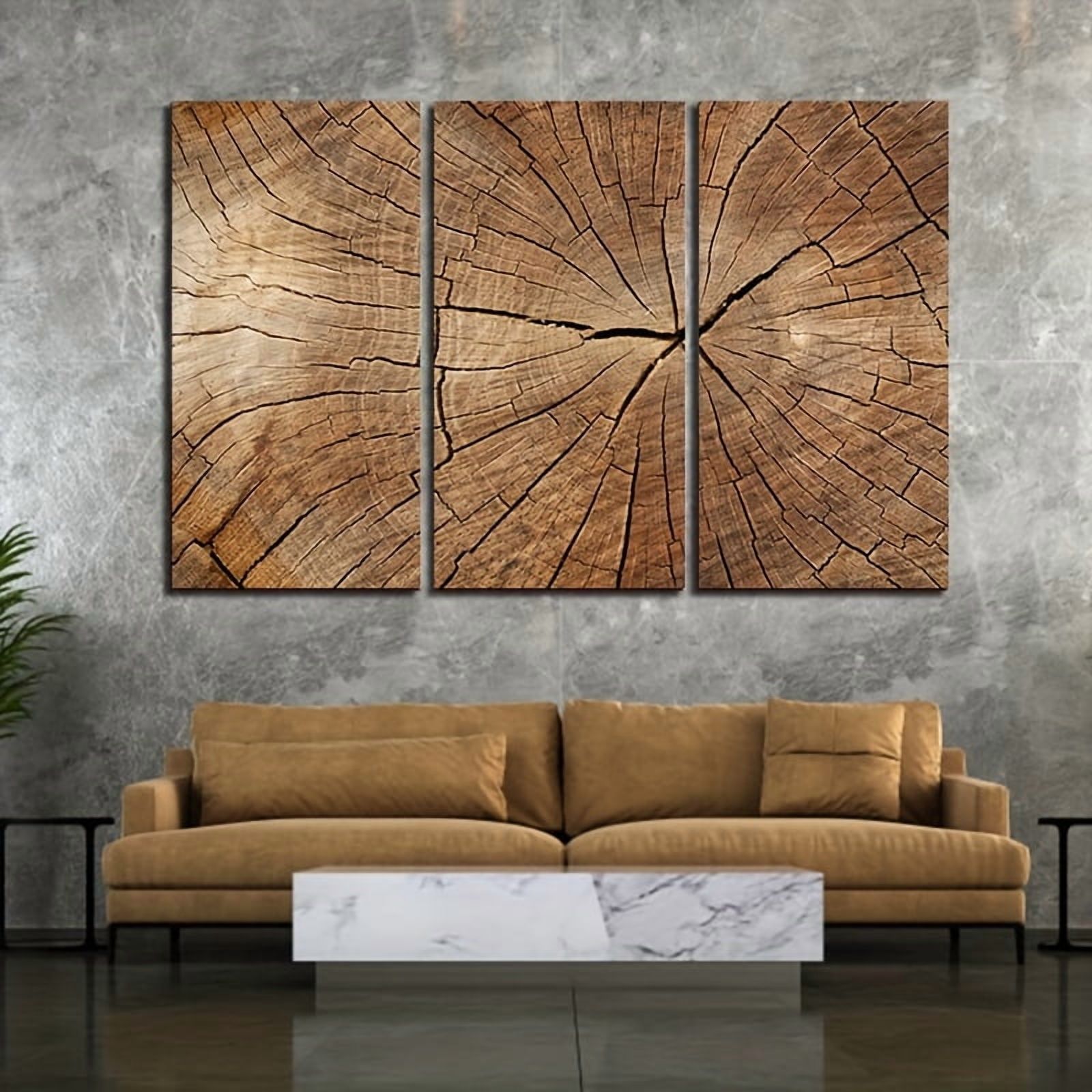 Modern Textured Wood Decor For Studio Apartments