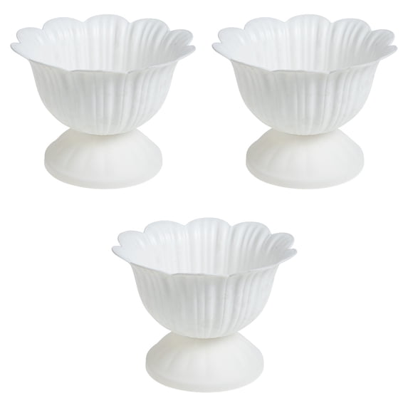 3pcs Yard Flowerpot Desktop Flower Pot Simple Flower Arrangement Container