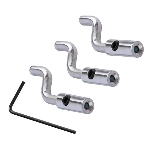 3pcs Z Bend Throttle Cable Ends with Wrench for Small Engine Throttle Repair