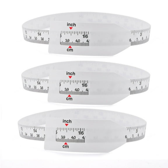 Baby Body Head Circumference Measure Gift Household Stationery Tape Ruler Centimeter Cun Plastic Soft Study 3pcs