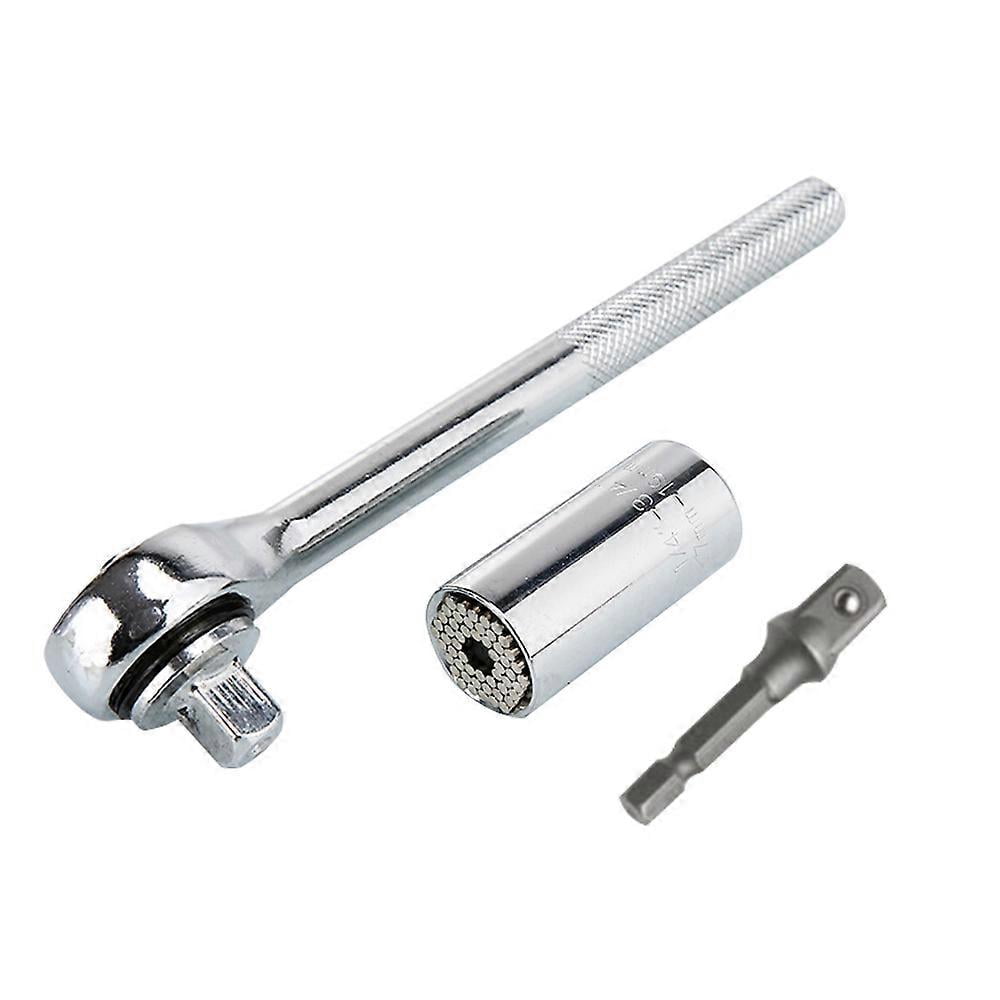 3pcs/set 7-19mm Universal Multi-Function Ratchet Wrench Universal ...