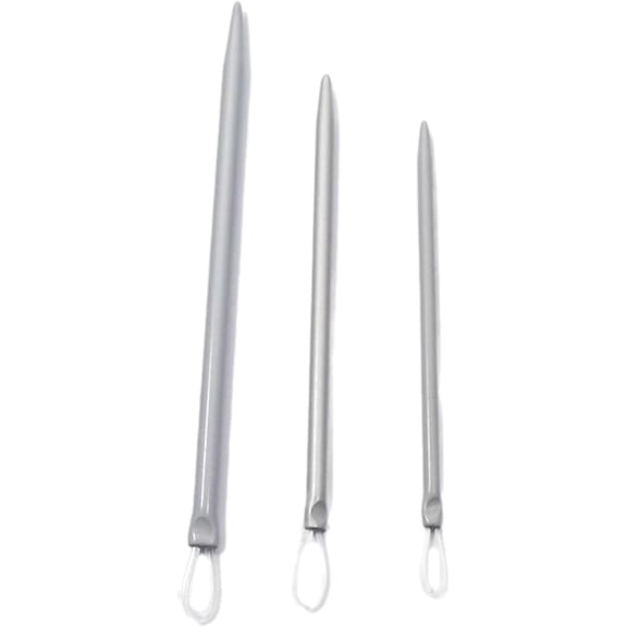 3pcs/set Big Eye Nylon Wire Knitting Needle Yarn Sewing Needle Wool Thick Knitter Apparel Sewing And Fabric Art Craft