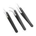 thumbnail image 2 of NEW 1PC Ceramic Straight Tip Electronic Soldering Tweezers, Anti-Static Reverse Acid Resistant Precision Chuck Ceramic Tweezers 2 of 12