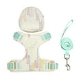 thumbnail image 1 of 3pcs/set, Dog Harness and Leash Set, No Pull Step in Puppy Harness with Breathable Mesh, Reflective Puppy Essentials for Outdoor Walking, with Cute Poop Bag Holder, Small Cats and Small Dogs, 1 of 9