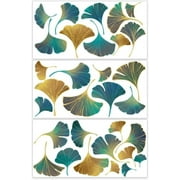 3pcs/set Gingko Rub on Transfers for Furniture and Crafts 12x6 inch Ginkgo Leaves Decor Transfer Stickers Leaves Rub on Decals for Living Room Furniture Scrapbooking Home Decorations
