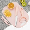 thumbnail image 1 of 3pcs/set Mini Kitchen Chopping Cutting Board Fruit Food Knives Peeler Tools, 1 of 10