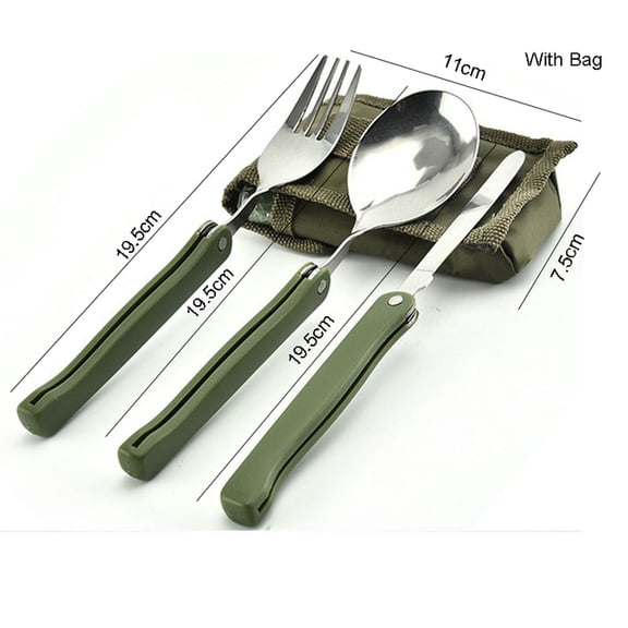 3pcs/set Titanium Cutlery Set Ultra Lightweight Knife Fork Spoon For Home Use Travel Camping Picnic Cutlery Set
