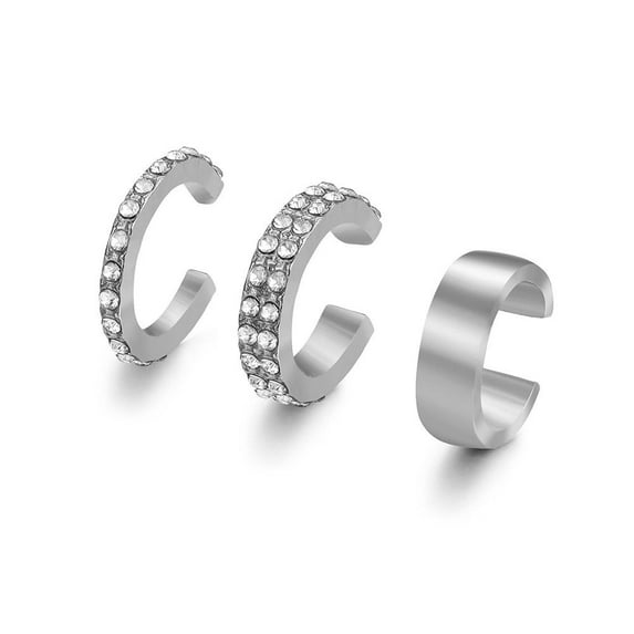 3pcs/set Woman Alloy Earring Ear Cuff Cartilage Non Nice D1P0 Pierced Lot A4 X4W8