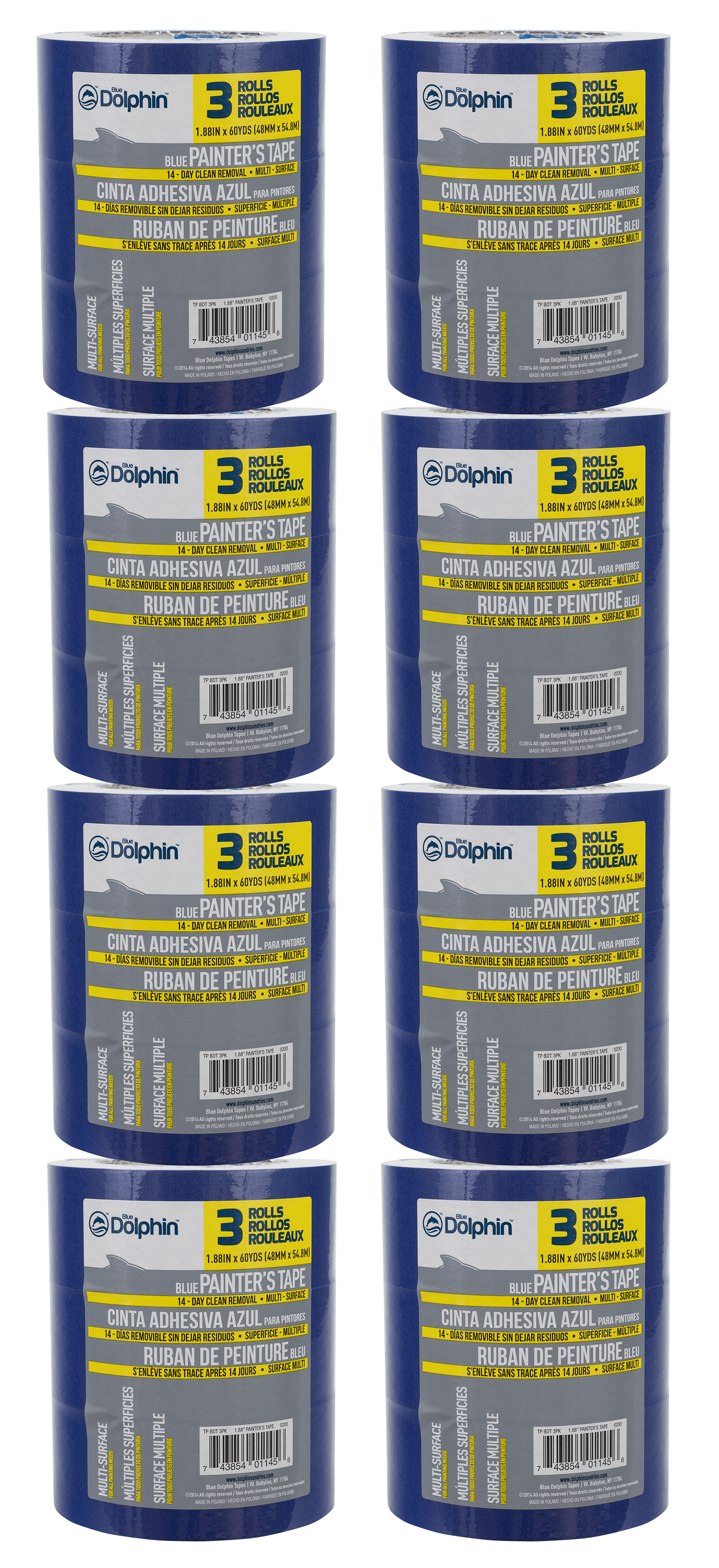 Rugged Blue M300 Duct Tape 2 in x 60 yd - 8 mil - Walmart.com