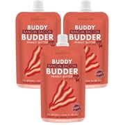 3pk Bangin Bacon Buddy Budder, 100% Natural Dog Peanut Butter