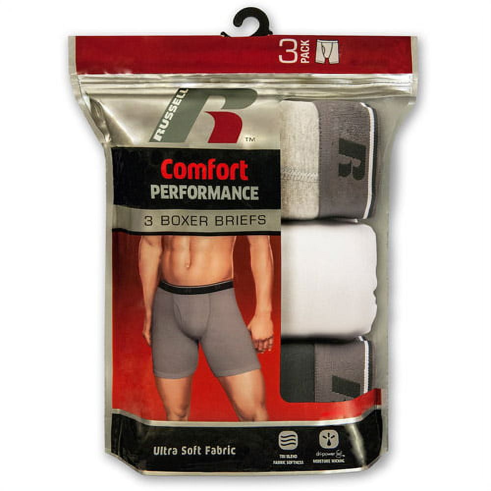 3pk Basic Boxer Brief, Size Lg