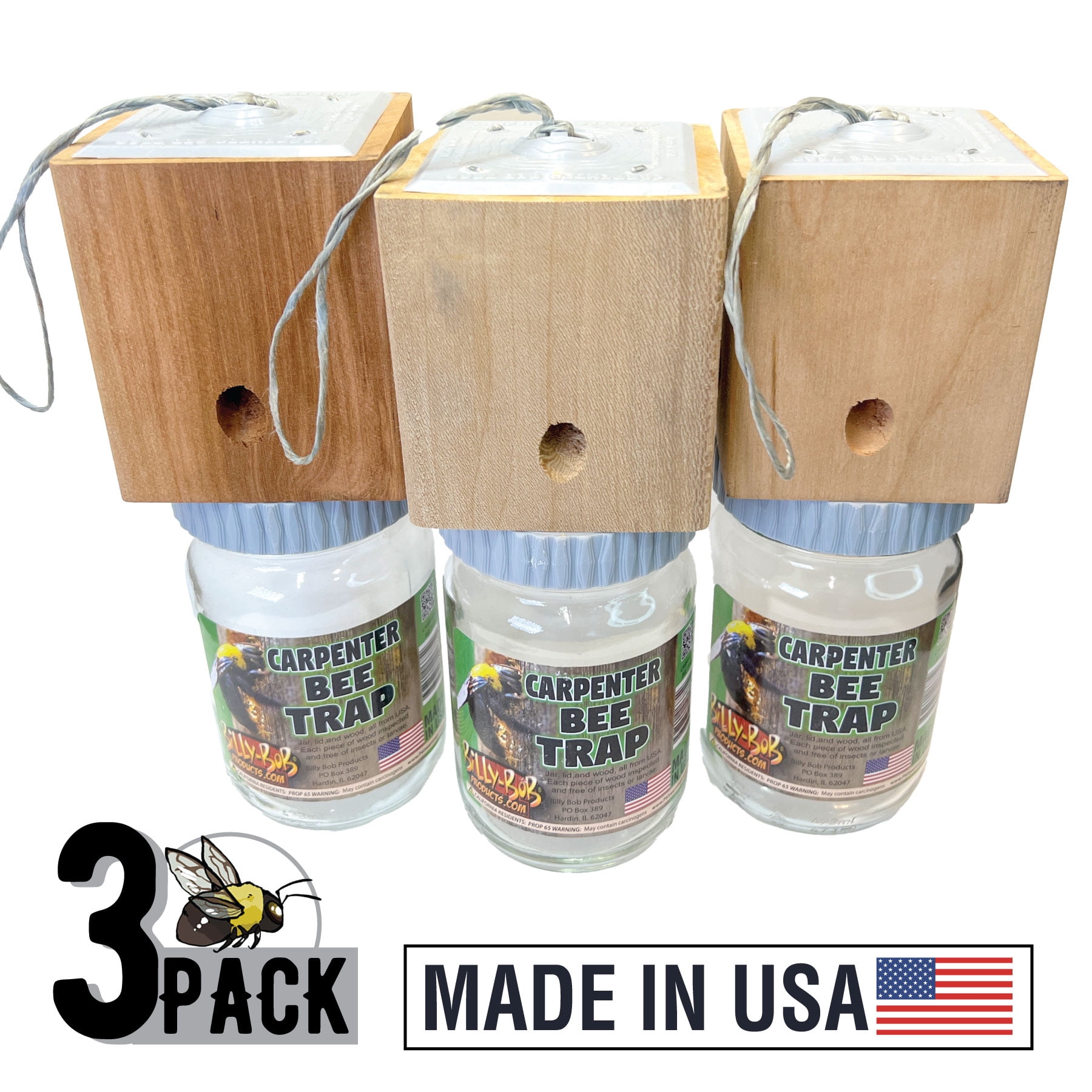 3pk- Carpenter Bee Trap