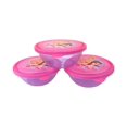 thumbnail image 1 of 3pk Disney Princesses Reusable Bowls with lid, 1 of 2