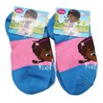 thumbnail image 1 of 3pk Disney's Doc McStuffins Pink/Blue Colored Kids Socks (Size 4-6 ), 1 of 2