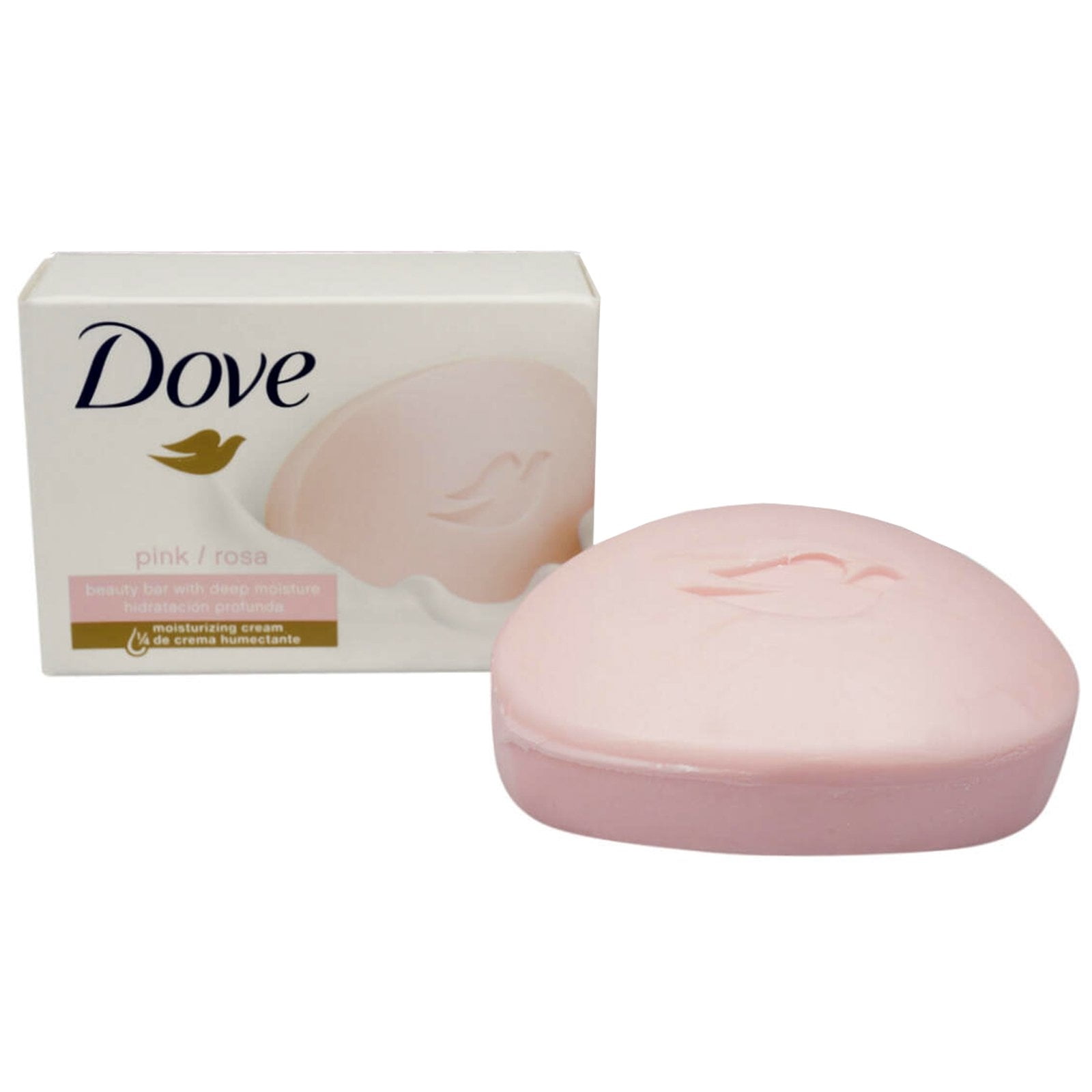 3pk Dove Beauty Bar Soap Moisturizing Cream 4oz Pink