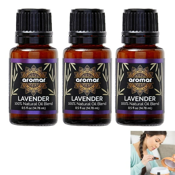 3pk Lavender Essential Oil 100% Pure Natural Blend Aromatherapy Message Diffuser