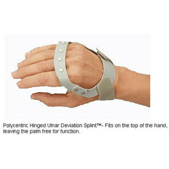 3 Point Products Polycentric Hinged Ulnar Deviation Splint - Right or Left Hand