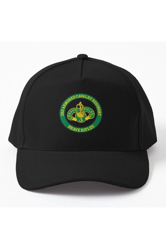 3rd Armored Cavalry Regiment Baseball Cap, 3rd ACR Military Unit Heritage Tribute Design Hat