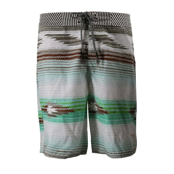 3rd & Army Men’s Premium Surf Board Shorts Summer Swimwear Beach Swim Trunks (Mint - 3M31WZ014, 36)