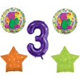 thumbnail image 1 of 3rd Birthday Barney Big Purple Dinosaur Party balloons Decoration supplies, 1 of 1