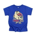 thumbnail image 1 of 3rd Birthday T-Rex Dinosaur Shirt for Boys & Girls - Cool Three Rex Dino Party Tee for Toddler Vintage Royal Shirt 4T, 1 of 8