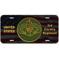 thumbnail image 1 of 3rd Cavalry Regiment Novelty Car License Plate, 1 of 3