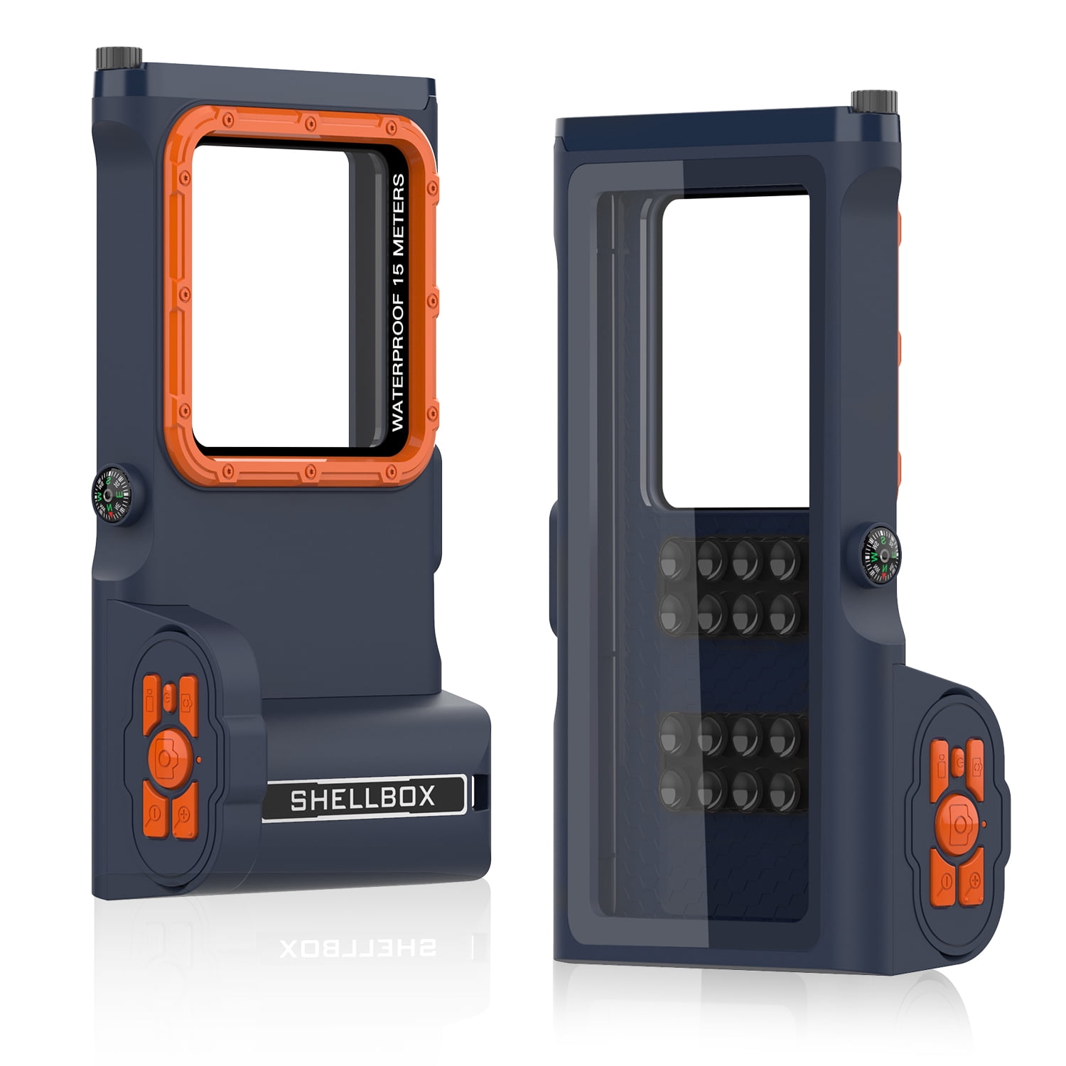 3rd Gen Bluetooth Diving Case – Waterproof 15m, Fits Phones Under 6.9", Bluetooth Camera Control