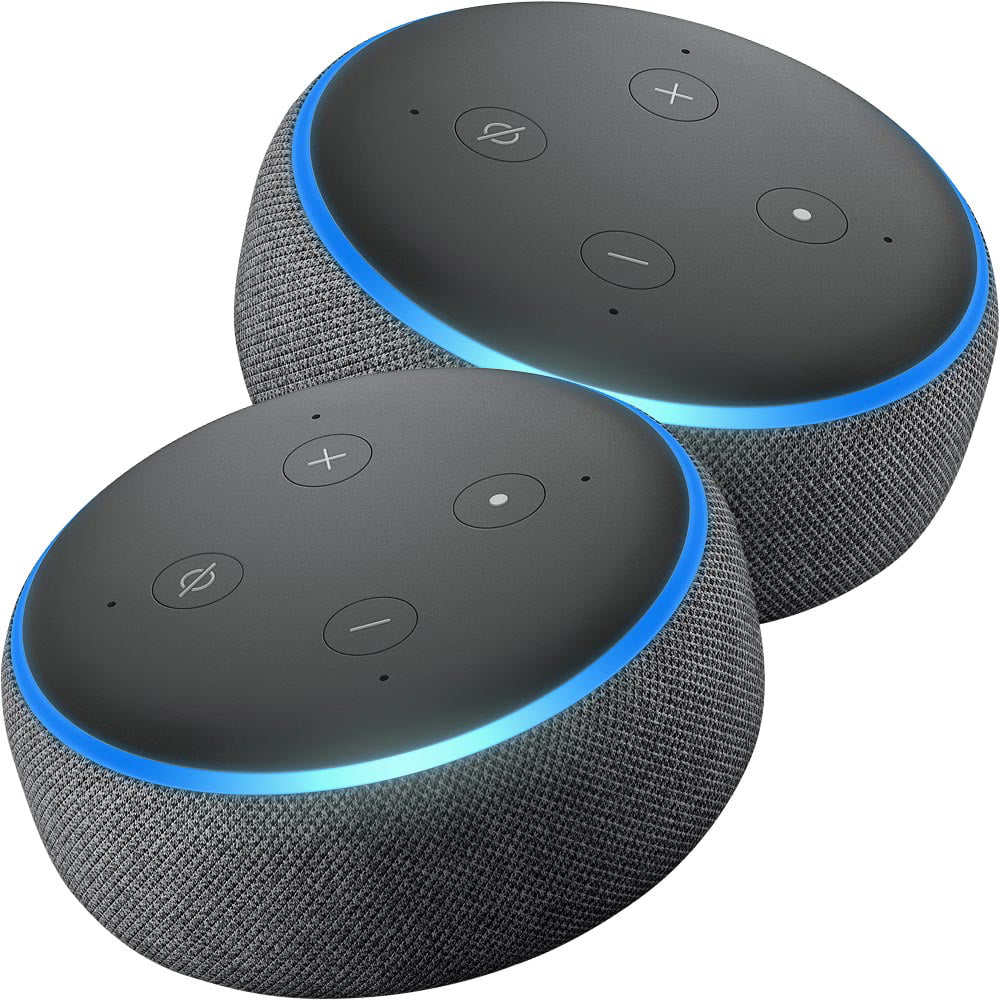 Echo Dot (3rd Gen) New and Improved Smart Speaker with Alexa, 360  degree Sound, Black
