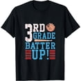 thumbnail image 1 of 3rd Grade Back To School Shirt 3rd Grade Batter Up Baseball T-Shirt, 1 of 3