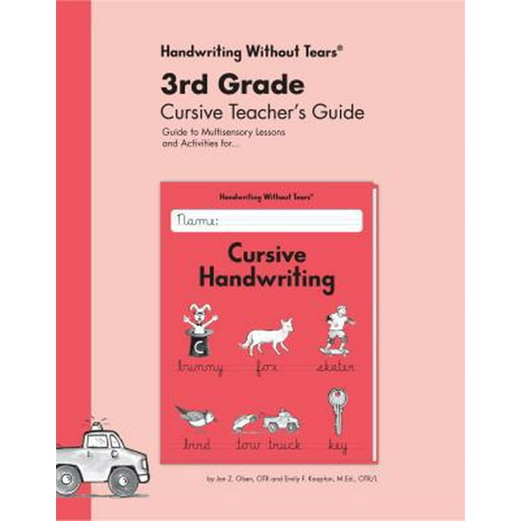 Pre-Owned Handwriting Without Tears Double Line Teachers Cursive Guide, Grade 3 (Unknown) 1934825654 9781934825655