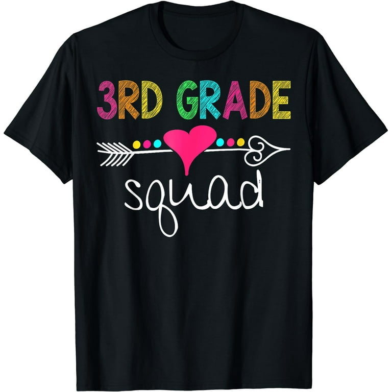 3rd Grade Teacher Team Heart Back To School Teacher Tshirt 3rd Grade Teacher Team Heart Back To School Teacher Tshirt