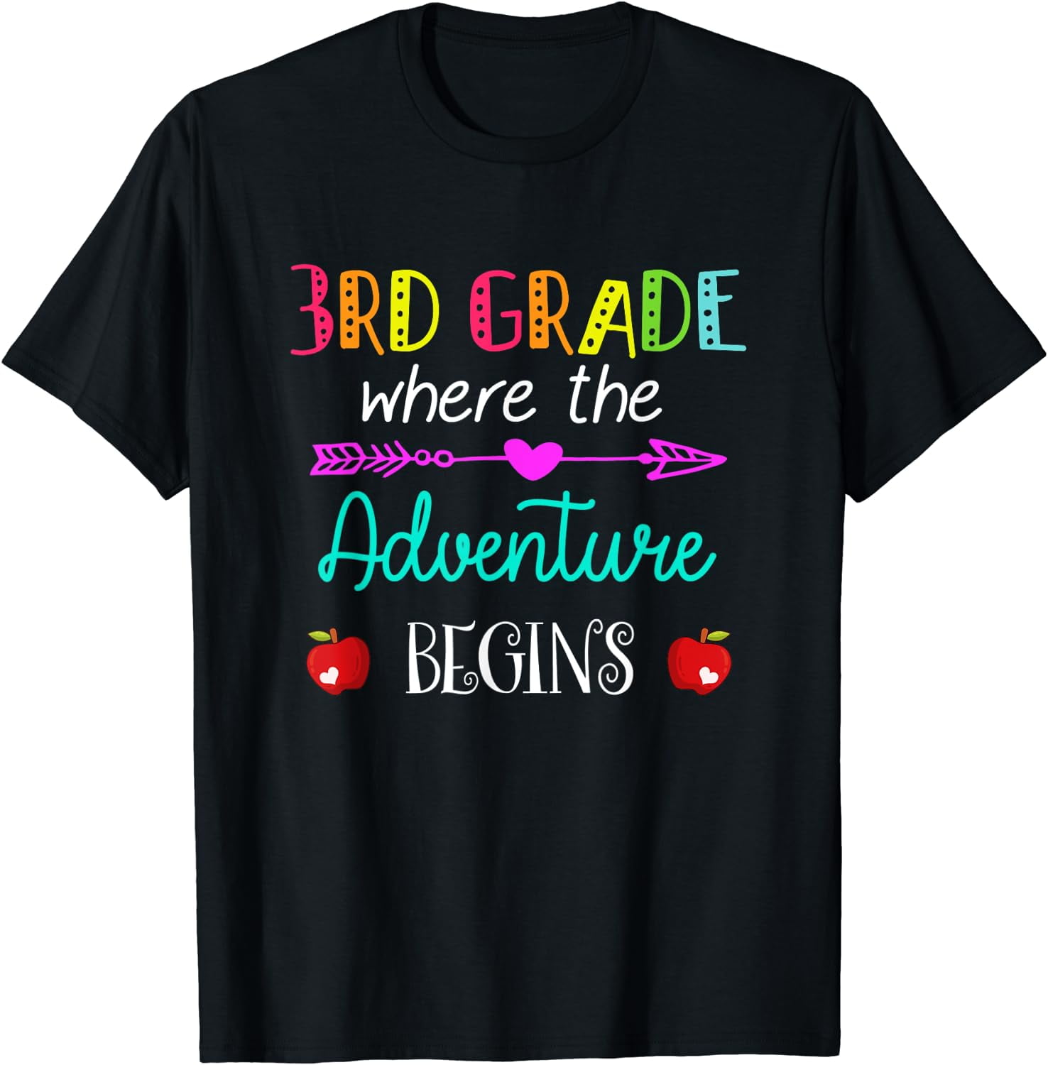 3rd Grade Where The Adventure Begins Shirt 3rd Grade Teacher T-Shirt ...