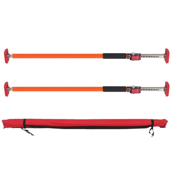 3rd Hand Adjustable Support System, Adjustable Cargo Bar for Pickup Truck Bed, and Drywall - Extends from 35" to 63", 2 Pack Load-bearing capacity 264 lb (120 kg)