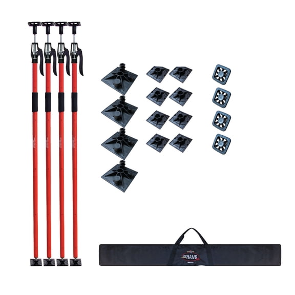 FastCap 3rd Hand HD Contractor Pack with 4 Support Lifts and Portable Travel Bag