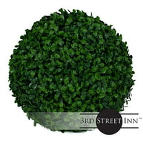 3rd Street Inn 11" Artificial Medium Boxwood Topiary Balls - 2 Pack