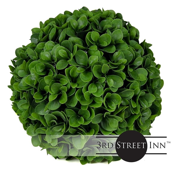 3rd Street Inn 11" Artificial Medium Jasper Topiary Ball - 1 Pack