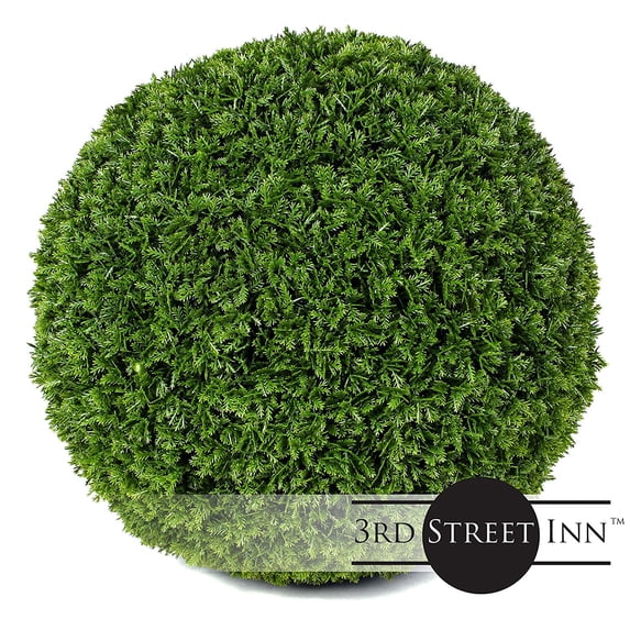 3rd Street Inn 11" Medium Cypress Topiary Ball - 1 Pack