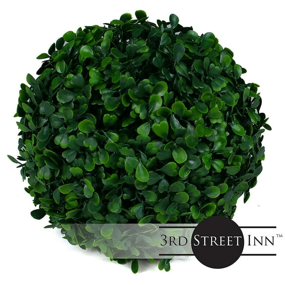 3rd Street Inn 7" Artificial Small Boxwood Topiary Balls - 2 Pack
