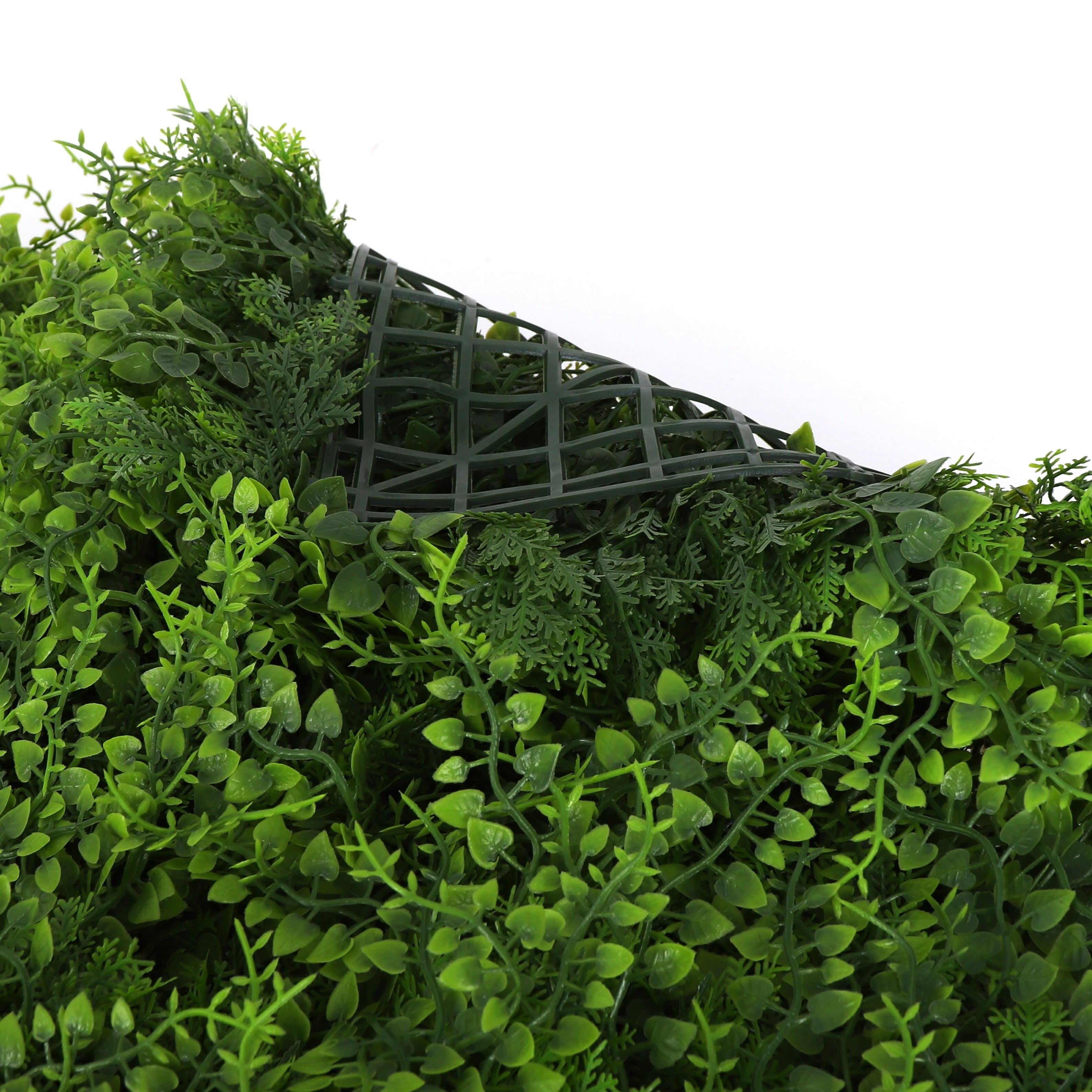 20'' Green Plastic Artificial Ivy Topiary Panel