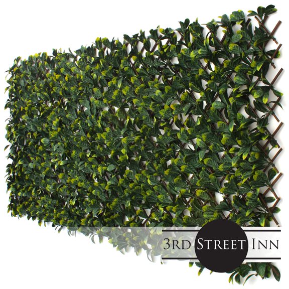 3rd Street Inn Artificial Laurel Leaf Bamboo Greenery Trellis - 4 Pack