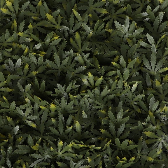 3rd Street Inn Artificial Yellow Haze Cannabis Greenery Panels - 4 Pack