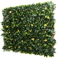 thumbnail image 1 of 3rd Street Inn Bamboo Leaf Trellis 4-Pack - Bamboo Greenery Panel - Boxwood and Ivy Privacy Fence Substitute - DIY Flexible Fencing (Yellow Rose Rattan), 1 of 6