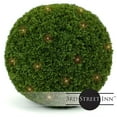 thumbnail image 1 of 3rd Street Inn Cypress Lighted Topiary Ball - 15" Artificial Pre-Lit Christmas Topiary Plant - Indoor/Outdoor Decorative Light Plant Ball - Wedding and Holiday Decor (2-pack), 1 of 5