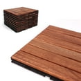 thumbnail image 1 of 3rd Street Inn Decking Tiles 20 Pack - Oiled Acacia Straight, 1 of 5