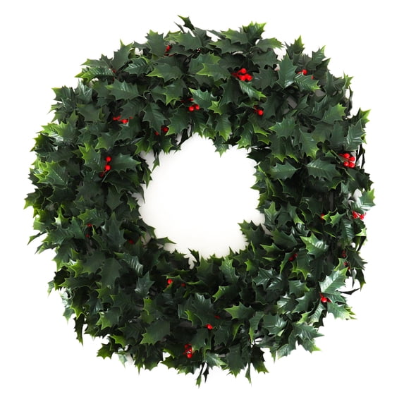 3rd Street Inn Extra Large English Holly Wreath - 1 Pack