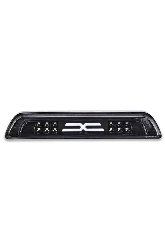 3rd Third Brake Light Fit for Toyota Tundra 2007-2018 Third High Mount Brake Tail Light Rear Brake Stop Tail Light Replace For# 81570-0C050(White Lens Black Base)