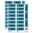 thumbnail image 1 of 3rd Third Payment Request Sticker Set - Light Blue - Gloss Finish - 2.00" Large, 1 of 7